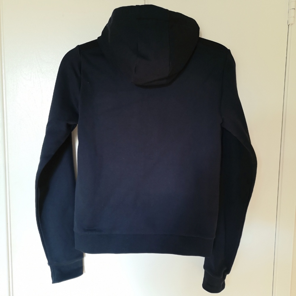 SOLD! NWT Moncler Navy Zip Maglia Logo Hoodie XS - Picture 3 of 5
